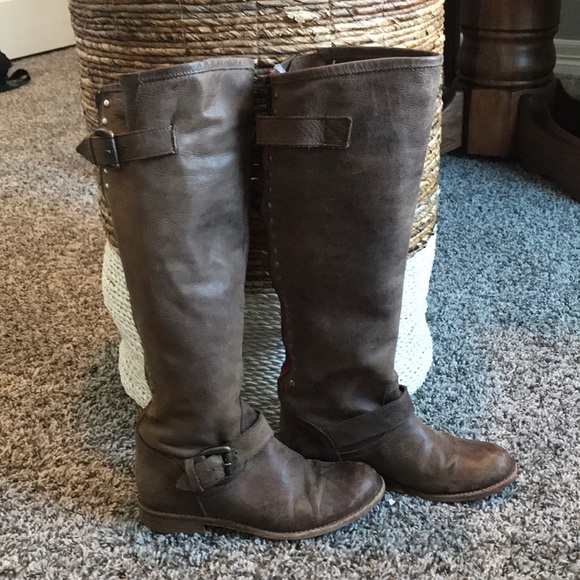 Steve Madden Red Zipper Boots size 7 - Picture 3 of 7